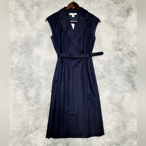 Banana Republic Trench Dress, Navy, Size 2